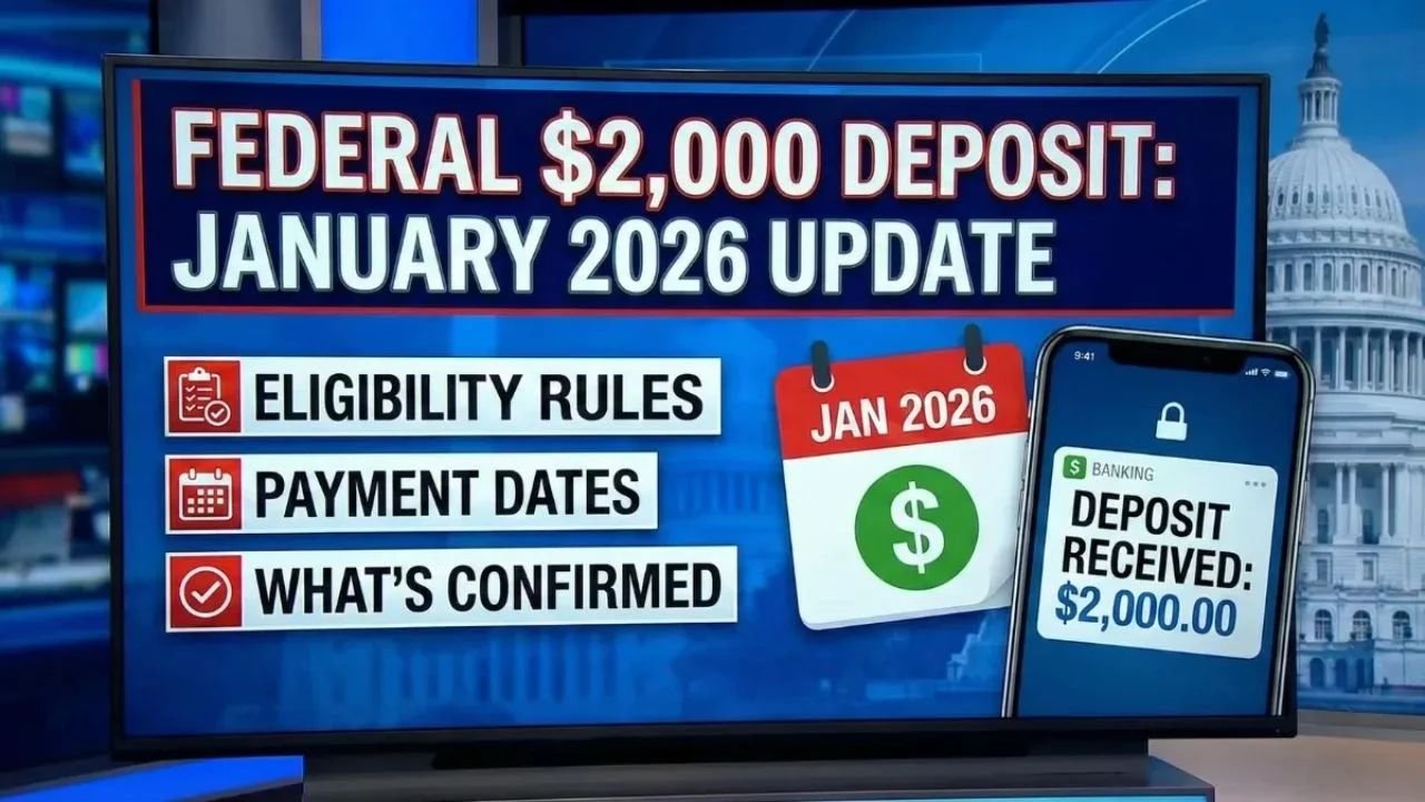 Federal $2,000 Deposit January 2026 – Beneficiaries Are Checking Accounts (Full Guide Inside)