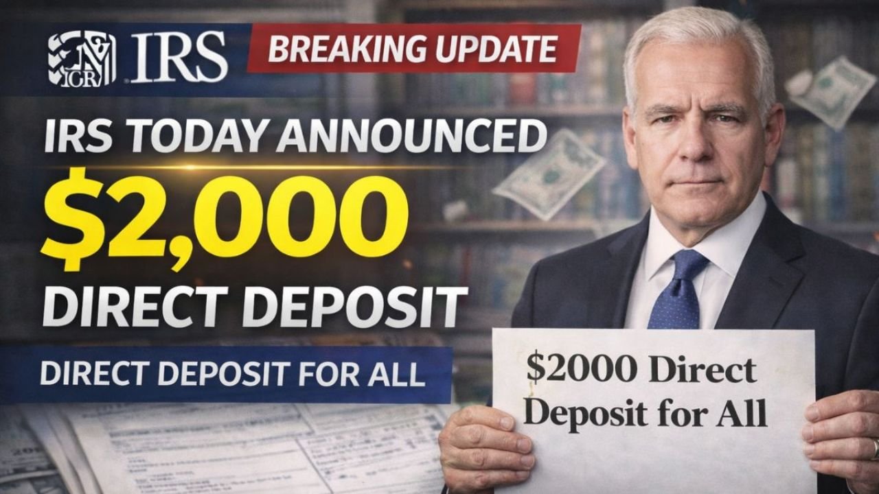 Payment & Eligibility Update: IRS Approves $2,000 Direct Deposit for January 2026